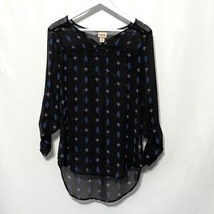 Mossimo triangle boho southwestern sheer
